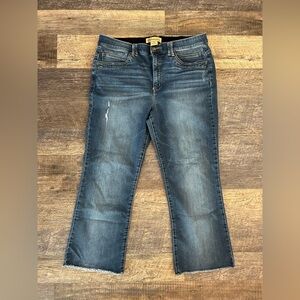 Democracy Denim Women’s Elastic Waist Size 16 Medium Wash “AB Technology”